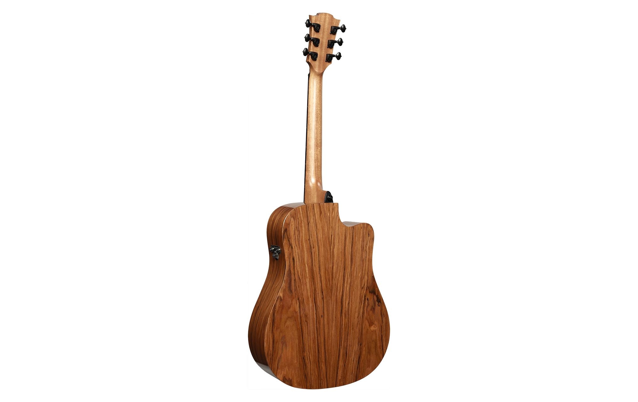 2253080_1 - Mediatech LAG Guitars TBW2DCE BlueWave 2 Tramontane Dreadnought Cutaway