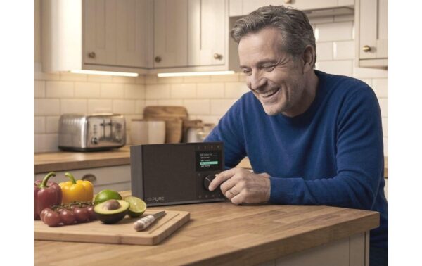 Pure DAB+ Radio Evoke One Walnuss