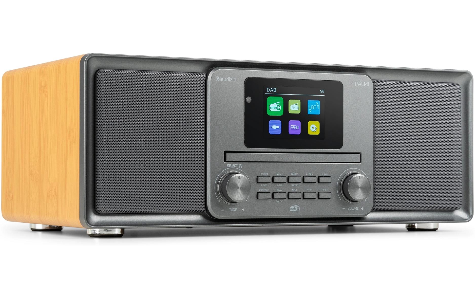 Audizio Palmi-BA DAB+/CD-Radio, Bluetooth, Akku, Bambus kaufen Schweiz | Mediatech.ch