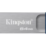 Kingston DataTraveler Kyson 64GB, USB 3.2 220MB/s, mit kappenlosem Metallgehäuse