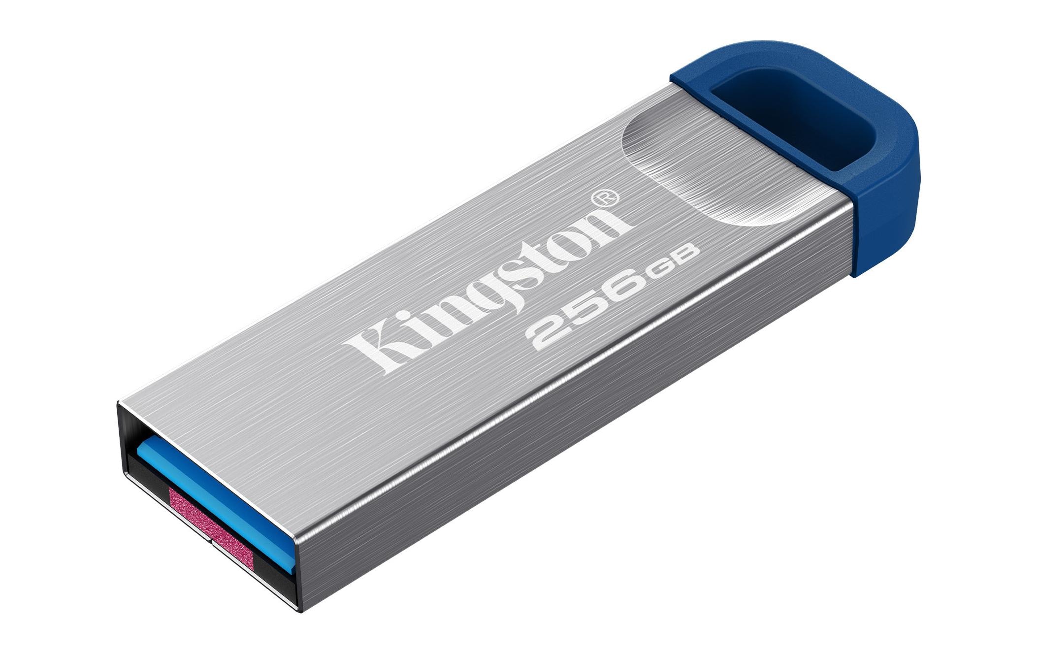 2258051_1 - Mediatech Kingston DataTraveler Kyson 256GB, USB 3.2 220MB/s, mit kappenlosem Metallgehäuse
