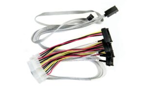 Adaptec HD-SAS Kabel: SFF-8643-4xSAS, 0.8m intern,mit Sideband, mit Molex Power