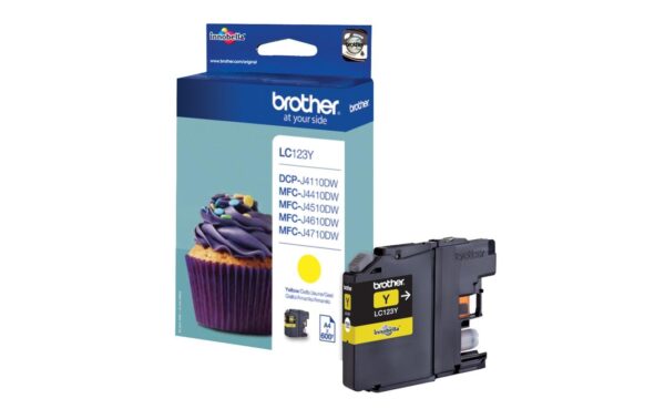 Tinte Brother LC-123Y, yellow 600 Seiten kaufen Schweiz | Mediatech.ch