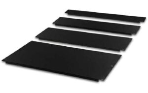 19 WIREWIN 1HE Blindblende, schwarz Metall kaufen Schweiz | Mediatech.ch