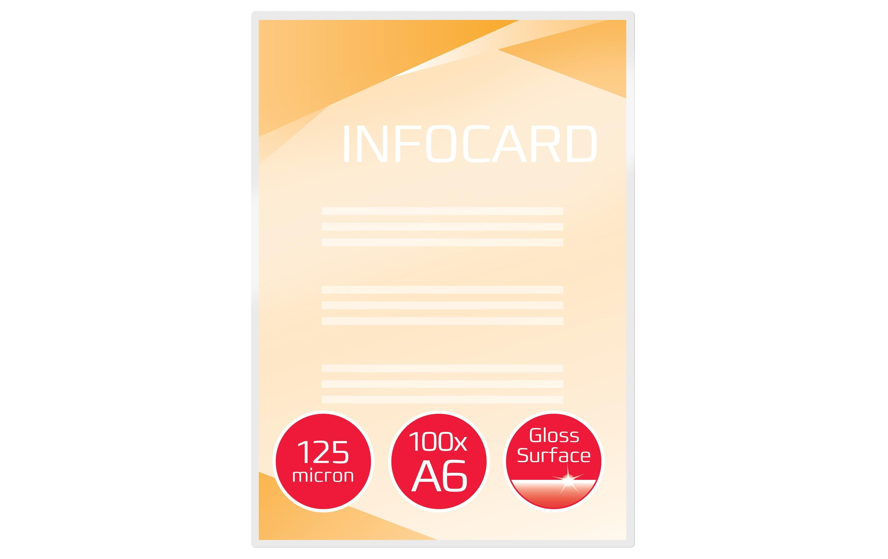 231085_2 - Mediatech GBC Laminierfolie 125 Micron A6 (111x154), 100 Stk., gloss