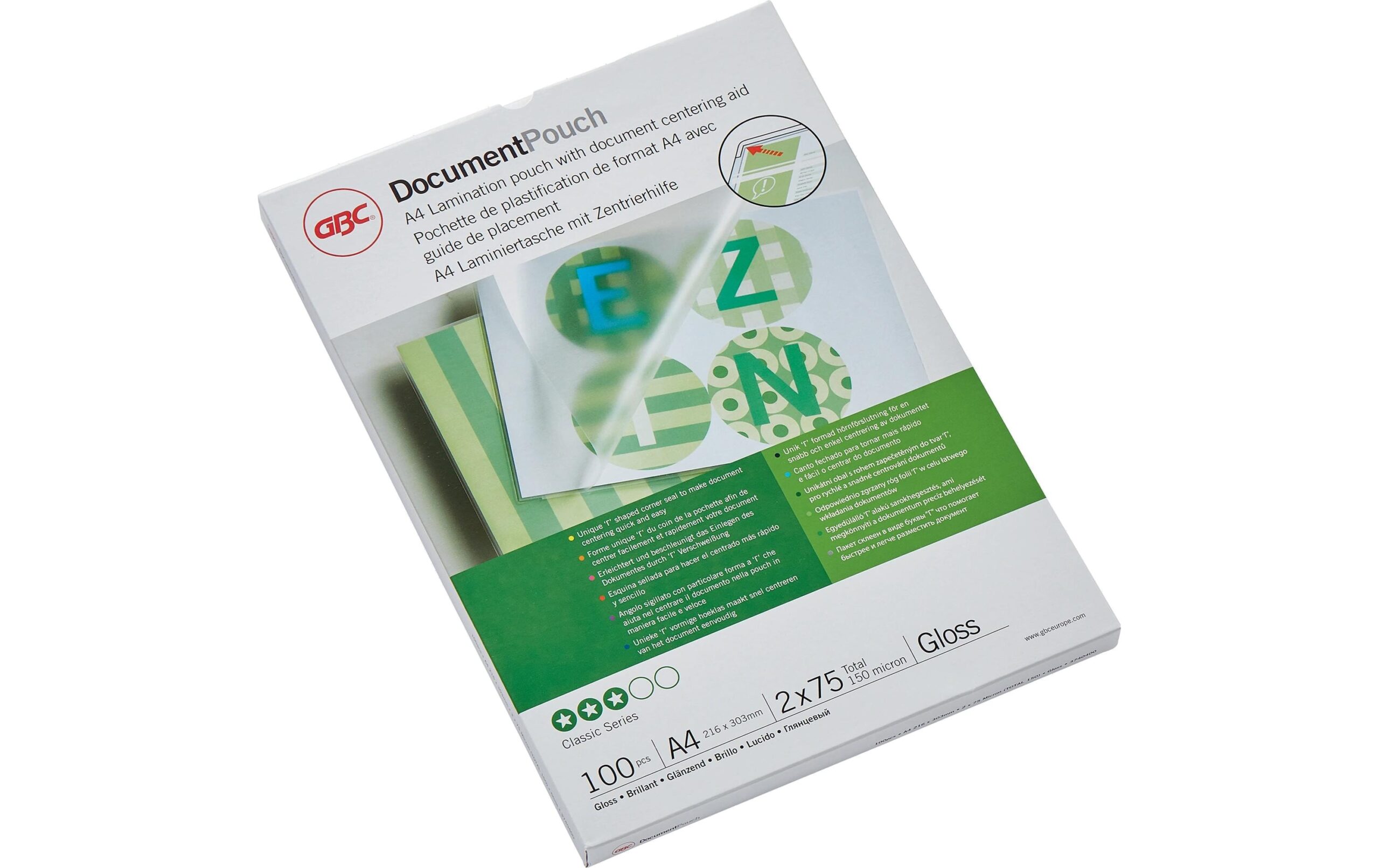 231107 - Mediatech GBC Laminierfolie 75 Micron A4, 100 Stk., gloss kaufen Schweiz | Mediatech.ch