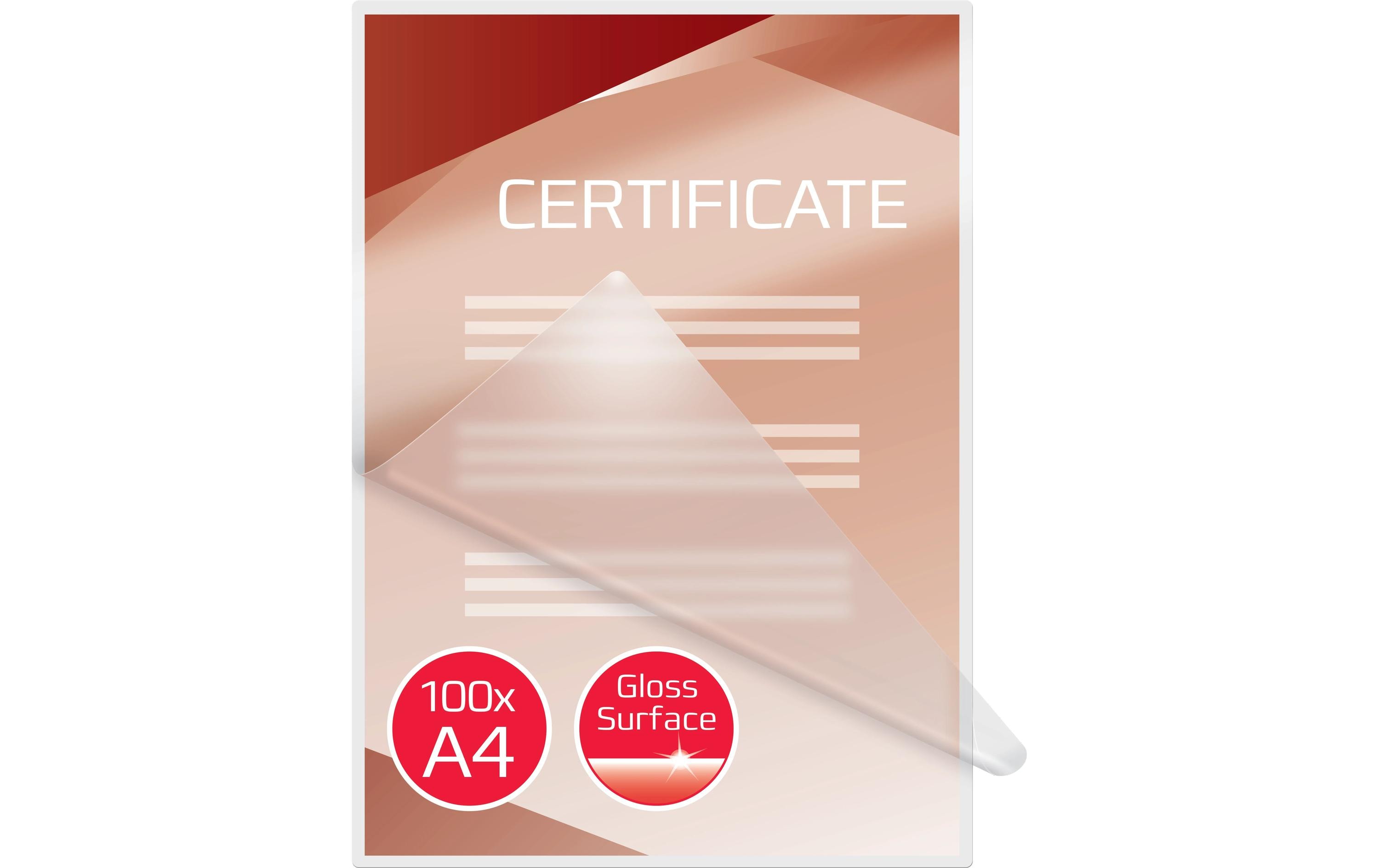 231107_2 - Mediatech GBC Laminierfolie 75 Micron A4, 100 Stk., gloss