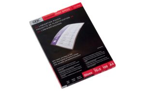 GBC Laminierfolie 75 Micron A4 (216x303), High-Speed Pouch, 100 Stk.