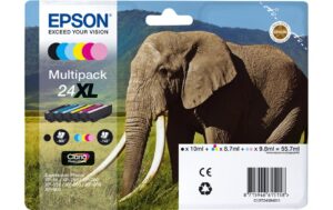 Tinte Epson T24384010, Nr. 24XL, 6-Farben Expression Photo XP-750, XP-850, XP-760,