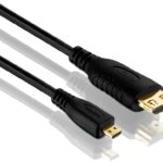 PureInstall, MICRO HDMI Kabel, 1.00m Beidseitig konfektioniert Premium HDMI DIY