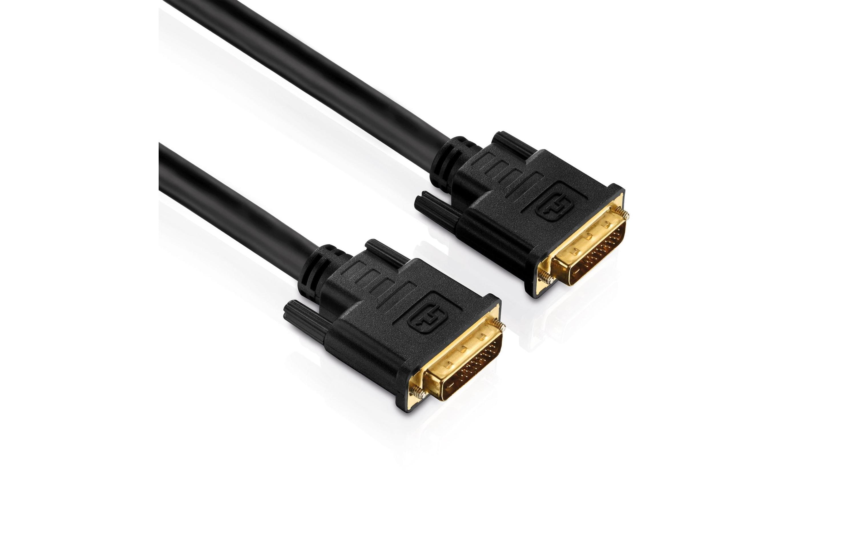 PureInstall, DVI Kabel, DualLink, 0.50m 2560x1600, präzisions Stecker,