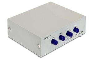 Delock DB9 Switchbox 4Port manuell Seriel RS232 kaufen Schweiz | Mediatech.ch