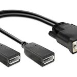 Delock DMS-59 zu 2x DP Adapter, 20cm Display Port Adapter