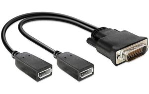 Delock DMS-59 zu 2x DP Adapter, 20cm Display Port Adapter kaufen Schweiz | Mediatech.ch