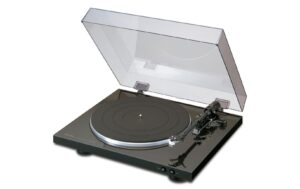 Denon DP-300F, Plattenspieler, schwarz Vollautomatischer Plattenspieler