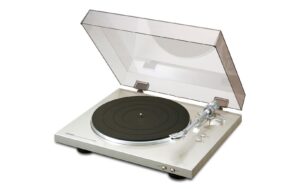 Denon DP-300F, Plattenspieler, silber Vollautomatischer Plattenspieler