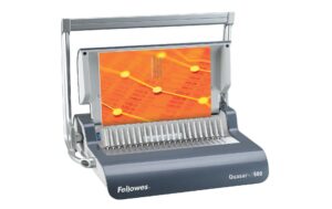 Fellowes man. Stanz- und Bindegerät Quasar+ Stanzleistung bis 22 Blatt, 500 Blatt Bind. kaufen Schweiz | Mediatech.ch