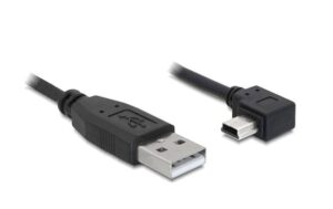 USB-mini-Kabel 0.5m A-MiniB,USB 2.0 Mini-B Stecker nach rechts gewinkelt