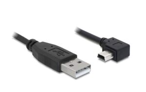 USB-mini-Kabel 1m A-MiniB,USB 2.0 Mini-B Stecker nach rechts gewinkelt