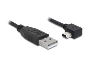 USB-mini-Kabel 2m A-MiniB,USB 2.0 Mini-B Stecker nach rechts gewinkelt