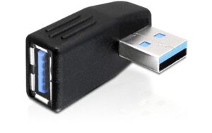 Delock USB3.0 Winkeladapter: A-Buchse zu A-Stecker für USB3.0 Geräte, 270Grad Horizontal gew. kaufen | Mediatech.ch