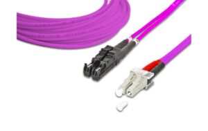 Lightwin LWL Duplex Patchkabel Multimode E2000-LC, 5m, OM4, 50/125µm, 10Gbps