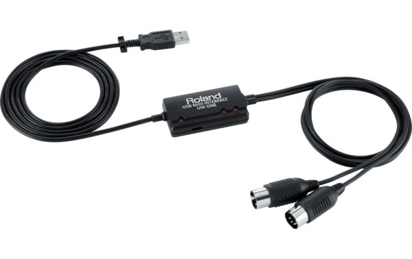 Roland UM-ONE MK2, USB MIDI Interface USB auf 1 MIDI In/ 1 MIDI Out kaufen Schweiz | Mediatech.ch