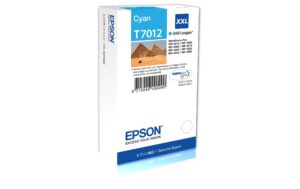 Tinte Epson T70124010 XXL, cyan, 3400 S. WorkForce Pro WP-4015 DN, WP-4095 DN,