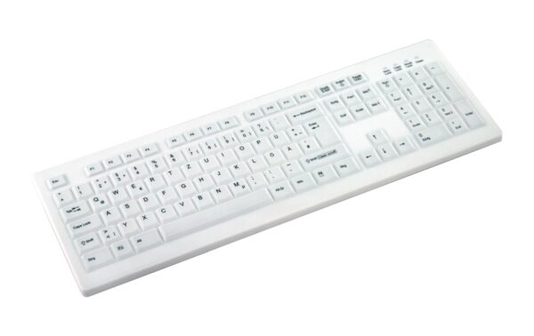 252059 - Mediatech Active Key desinfizierbare Tastatur, weiss USB, vollversiegelt IP68
