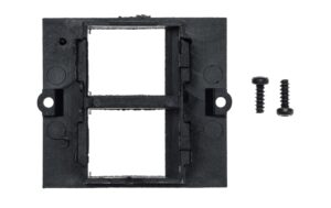 Bachmann Custom Modul, Rahmen 2x Keystone schwarz, inkl. Schrauben kaufen Schweiz | Mediatech.ch
