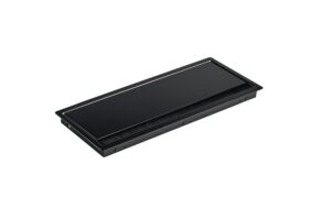 Bachmann CONI COVER Einbaurahmen schwarz lang, 387 x 149mm