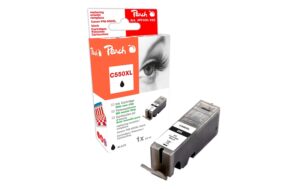 Peach Tinte Canon PGI-550bk schwarz 23ml zu IP7250, MG5450, MG6350