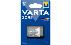 VARTA Lithium Batterie 2CR5, 1Stk Kapazität 1600 mAh