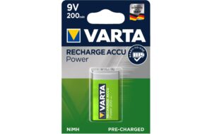 VARTA Akku Typ 9V 200 mAh, 1Stk 1er-Pack, NiMH, 8.4V