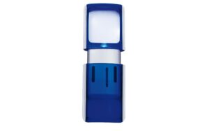 WEDO Rechtecklupen mit LED Beleuchtung blau