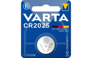 262367 - Mediatech VARTA Knopfzelle CR2025, 3.0V, 1Stk 1 Stück, Blister Verpackung
