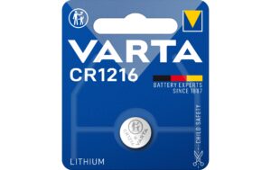 VARTA Knopfzelle CR1216, 3V, 1Stk vergl. Typ 6216,