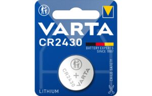 VARTA Knopfzelle CR2430, 3.0V, 1Stk 1 Stück, Blister Verpackung