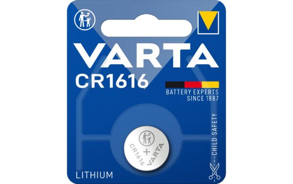 VARTA Knopfzelle CR1616, 3.0V, 1Stk 1 Stück, Blister Verpackung kaufen Schweiz | Mediatech.ch