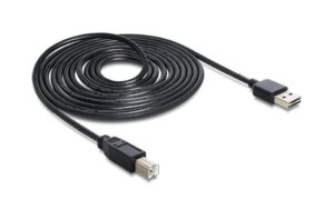 USB2.0-Kabel Easy A-B: 1m USB-A Seite beidseitig einsteckbar