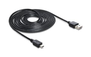 Delock USB2.0-Kabel Easy A-MiniB: 1m USB-A Seite beidseitig einsteckbar kaufen | Mediatech.ch
