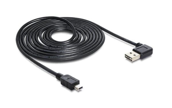 262746 - Mediatech Delock USB2.0-Kabel Easy A-MiniB: 2m USB-A Seite 90° gew. beidseitig einsteckbar kaufen | Mediatech.ch