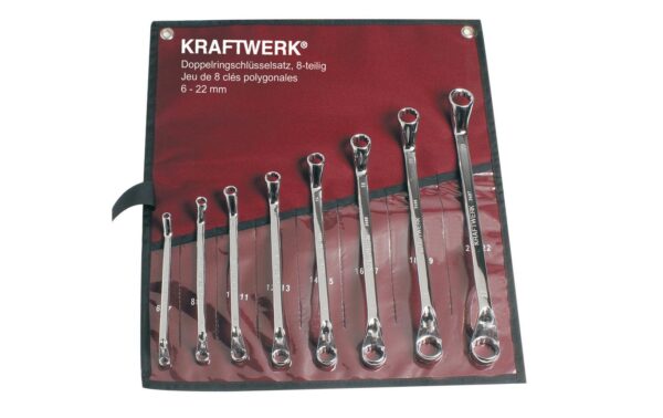 263184 - Mediatech Kraftwerk 3497R Doppelringschl. Doppelringschl. 6-22 mm, Rolltasche
