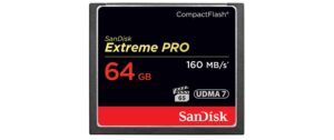 SanDisk CF Card 64GB Extreme Pro 1067x 160MB/sec, UDMA