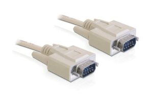 Delock Serielles Kabel DB9 St.-St. 5m, RS-232 Stecker/Stecker kaufen | Mediatech.ch