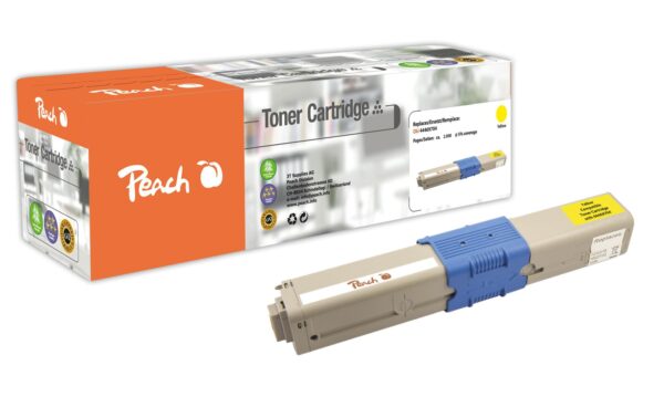Peach Toner 44469704 yellow, 2000 Seiten zu C310, 330, 331