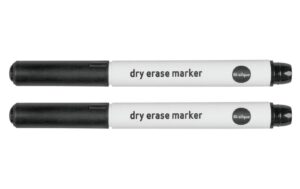 Bi-Office Glassboard-Marker schwarz 2er