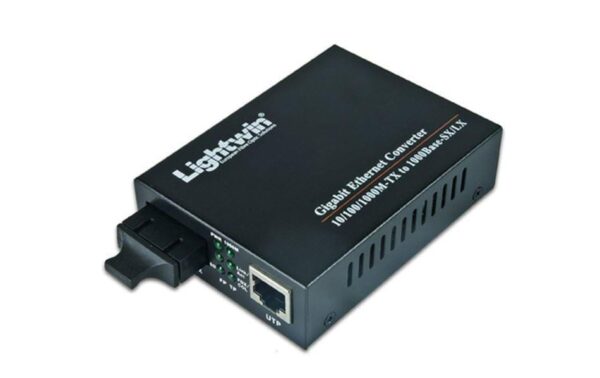 Lightwin Medienkonverter: 1000Base-SX: 550m Multimode SC-Konnektor zu 1Gbps RJ45 LAN kaufen Schweiz | Mediatech.ch