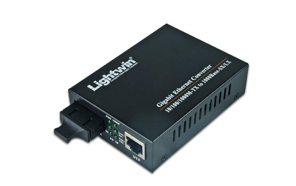 Lightwin Medienkonverter: 1000Base-LX: 20Km Singlemode SC-Konnektor zu 1Gbps RJ45 LAN kaufen Schweiz | Mediatech.ch