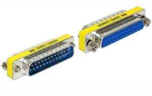 Delock DB25m-DB25f: Portschutzadapter DB25 Stecker auf DB25 Buchse kaufen | Mediatech.ch